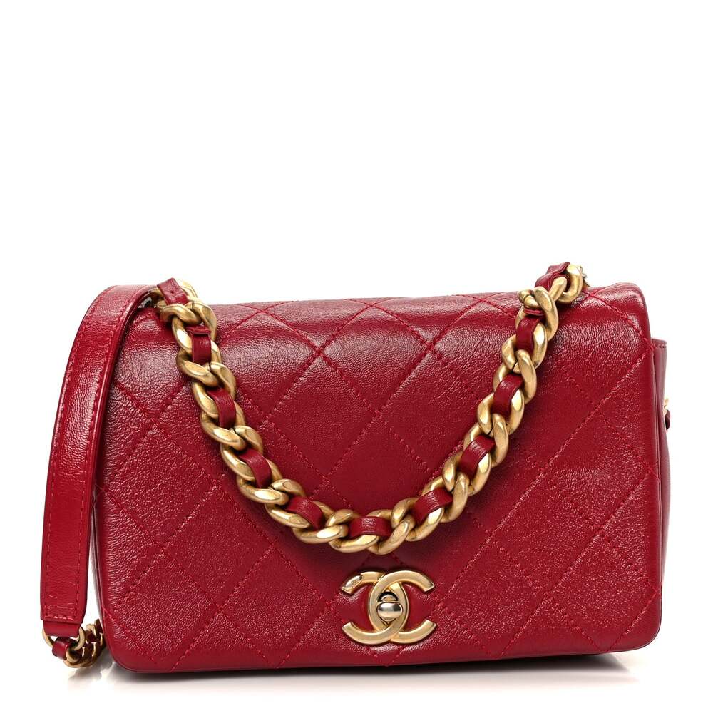 Chanel Shiny Lambskin Quilted Small #349058C47B